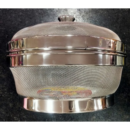 FRUIT BASKET STAINLESS STEEL Size 12 inch