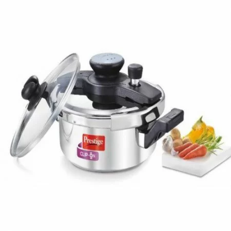  Prestige Clip-on Pressure Cooker Stainless Steel Cook