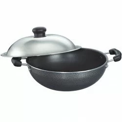 Ganga Black Non Stick Dosa Tawa 5 Mm, Size: 280