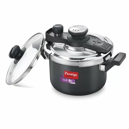 Prestige Svachh 20240 3 L Hard Anodised Pressure Cooker with deep lid